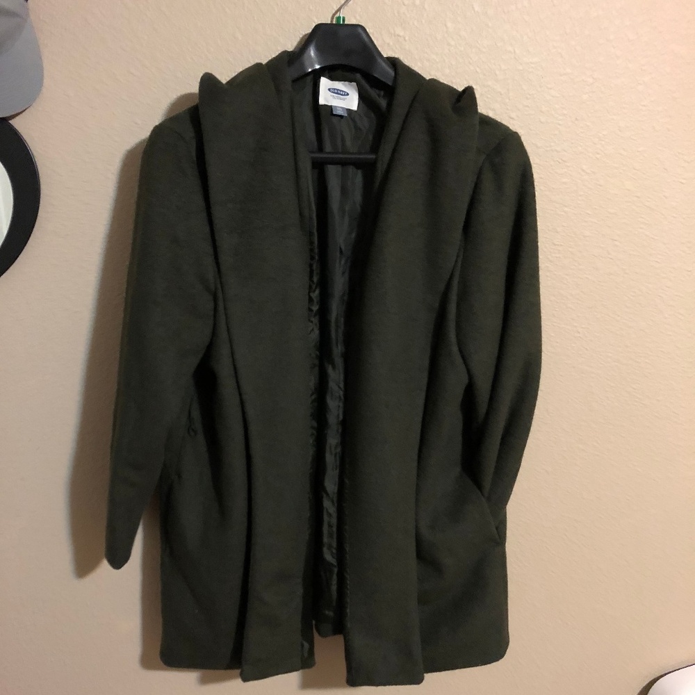 Olive green coat